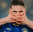 Главный герой матча — форвард сборной Швеции Виктор Дьёкереш. Фото: Svensk Fotboll/x.com - Ямал-Медиа